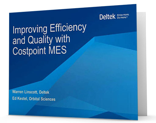 Improving Efficiency and Quality with MES